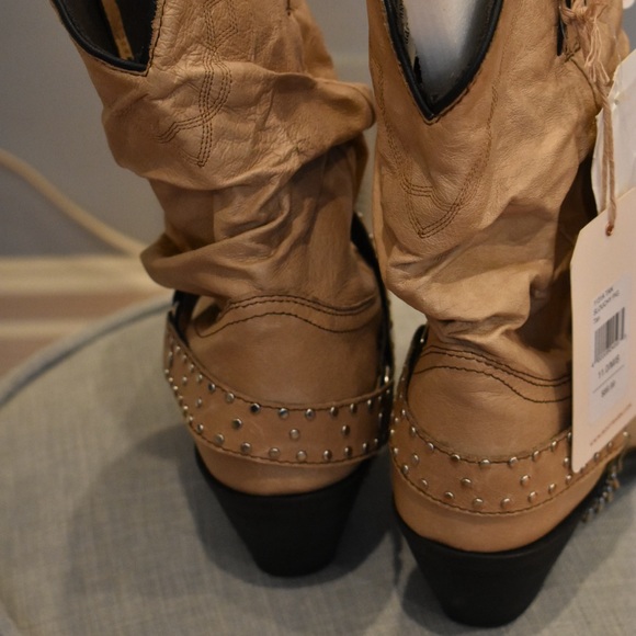 Shyanne country boots tan size 11 - Picture 3 of 9